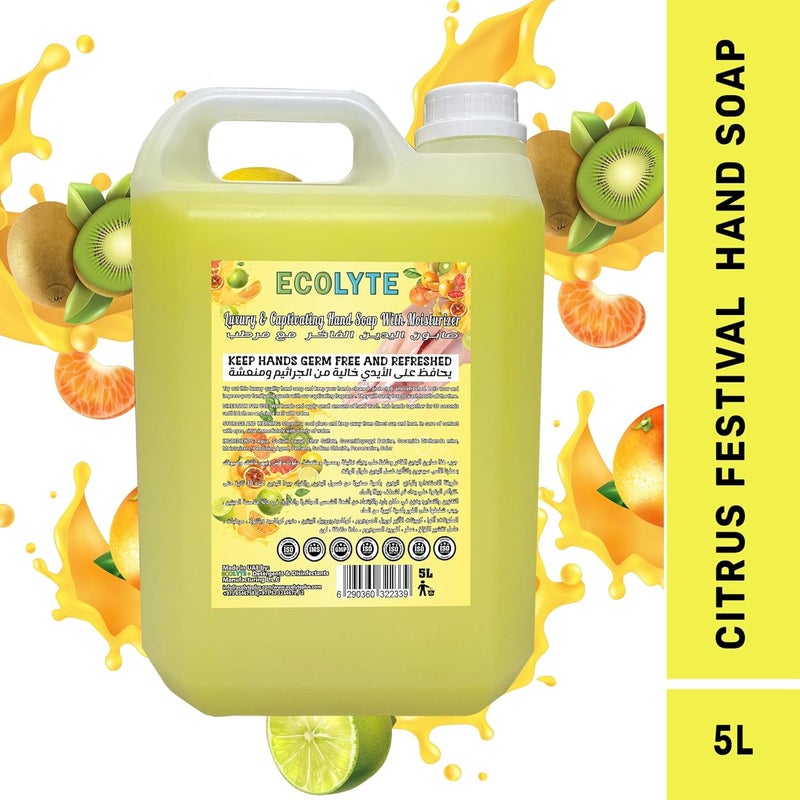 ECOLYTE+ Citrus Festival Hand Soap - 5L - Image 2